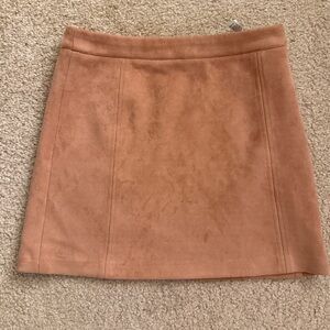 Pull&bear suede like material mini skirt